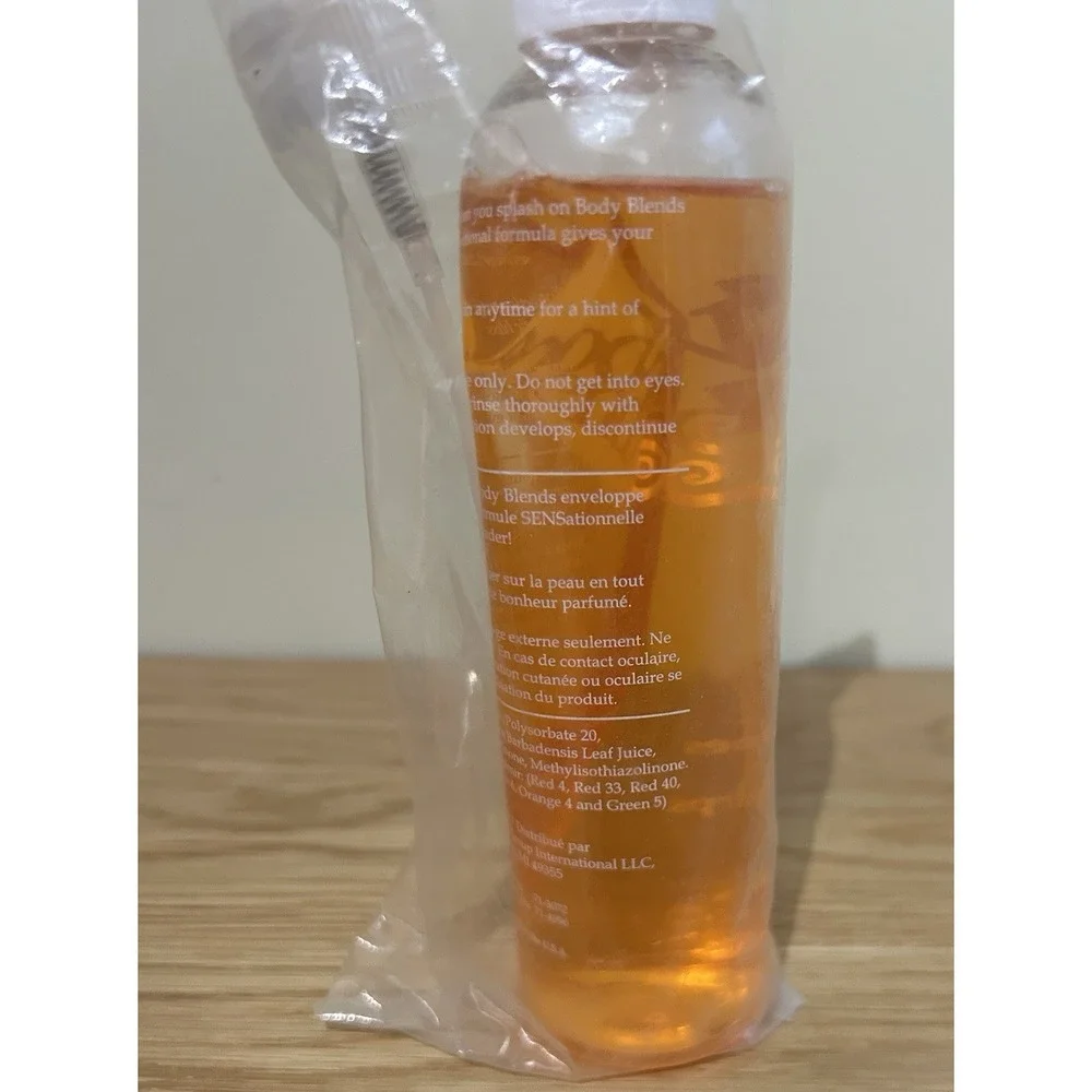 Vintage Amway Body Blends Tropical Mango Tango Body Splash New Sealed 8 Oz. Rare